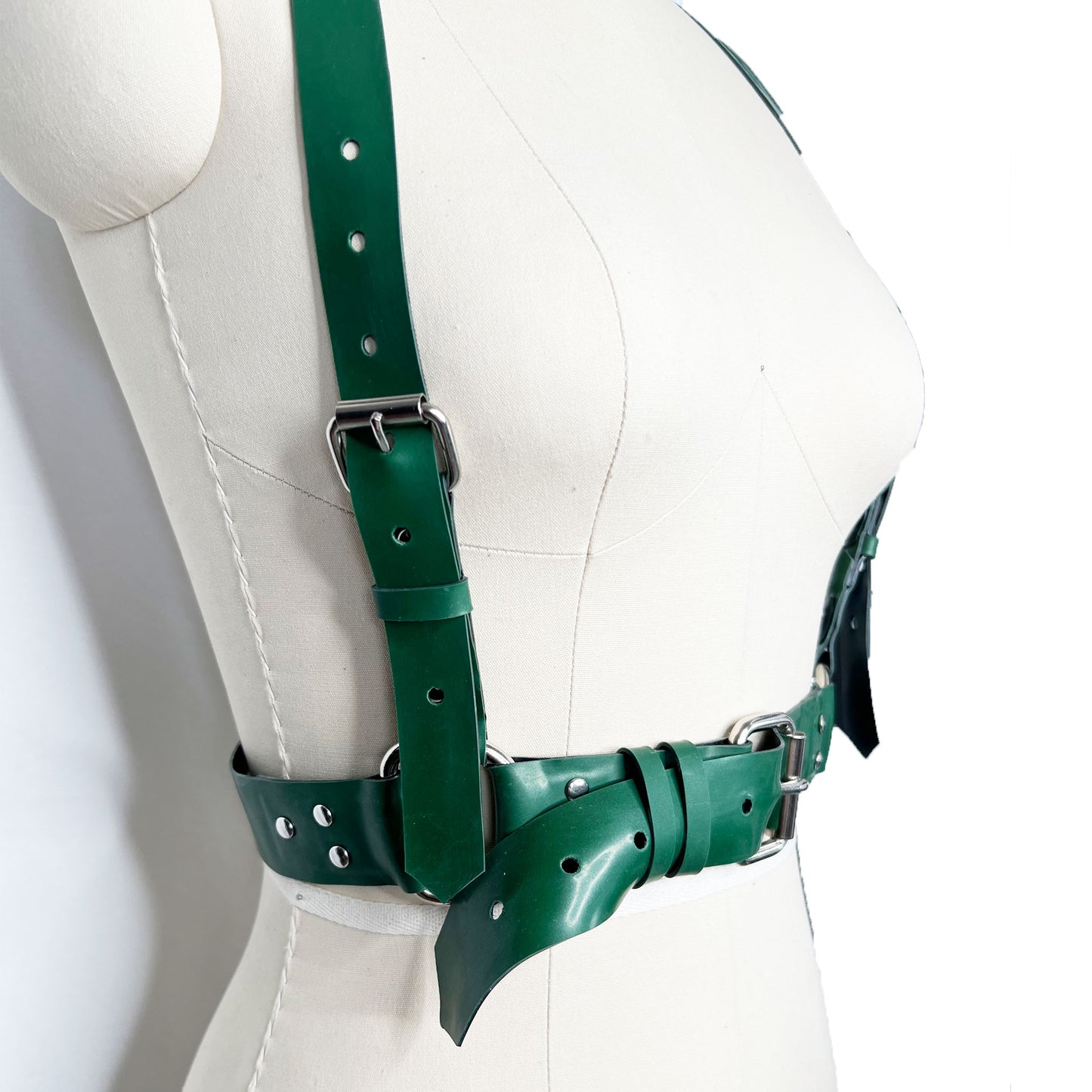 D-Ring Latex Chest Harness