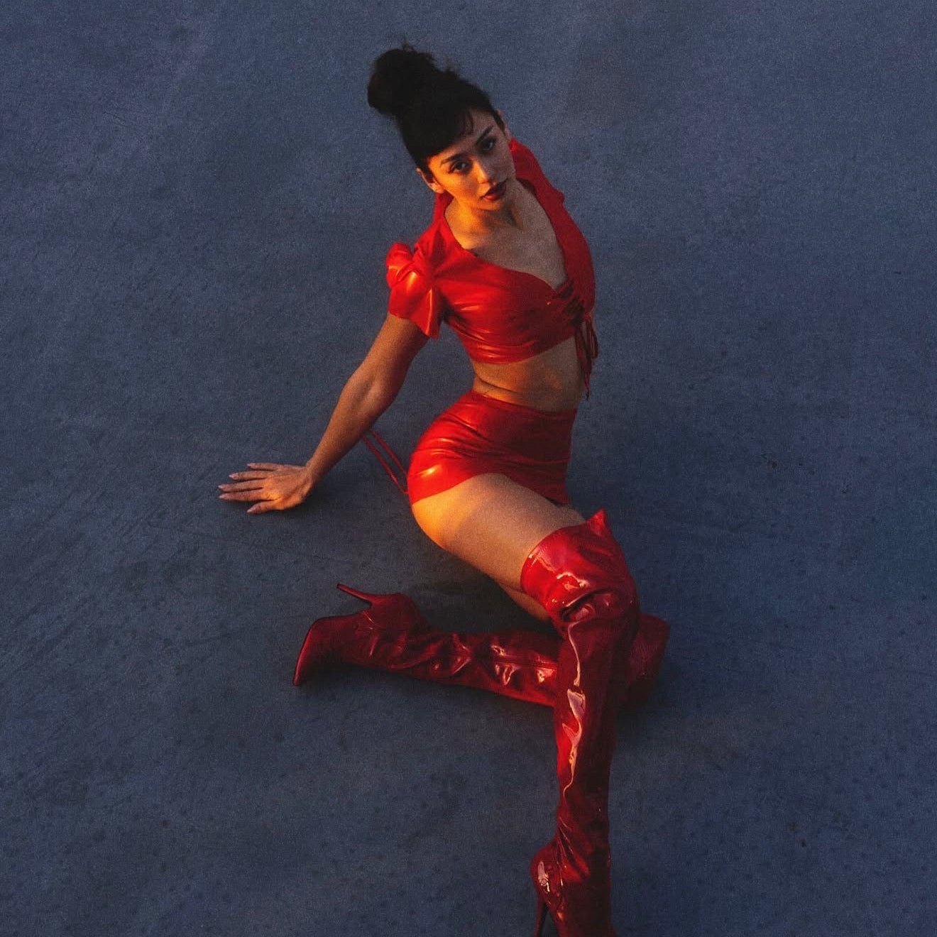 Lily Yurika Transparent Red Set