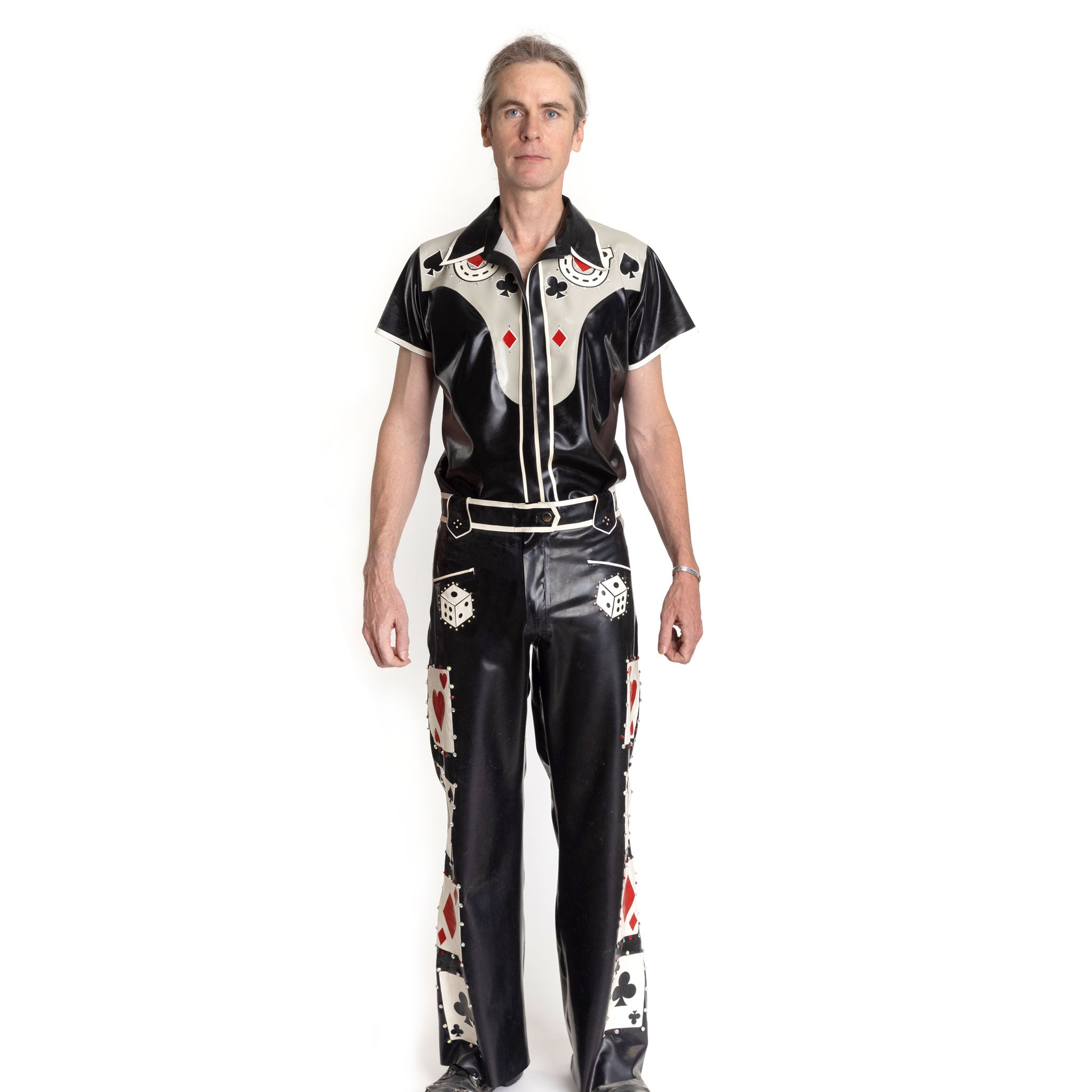 Deck of Cards Western Shirt