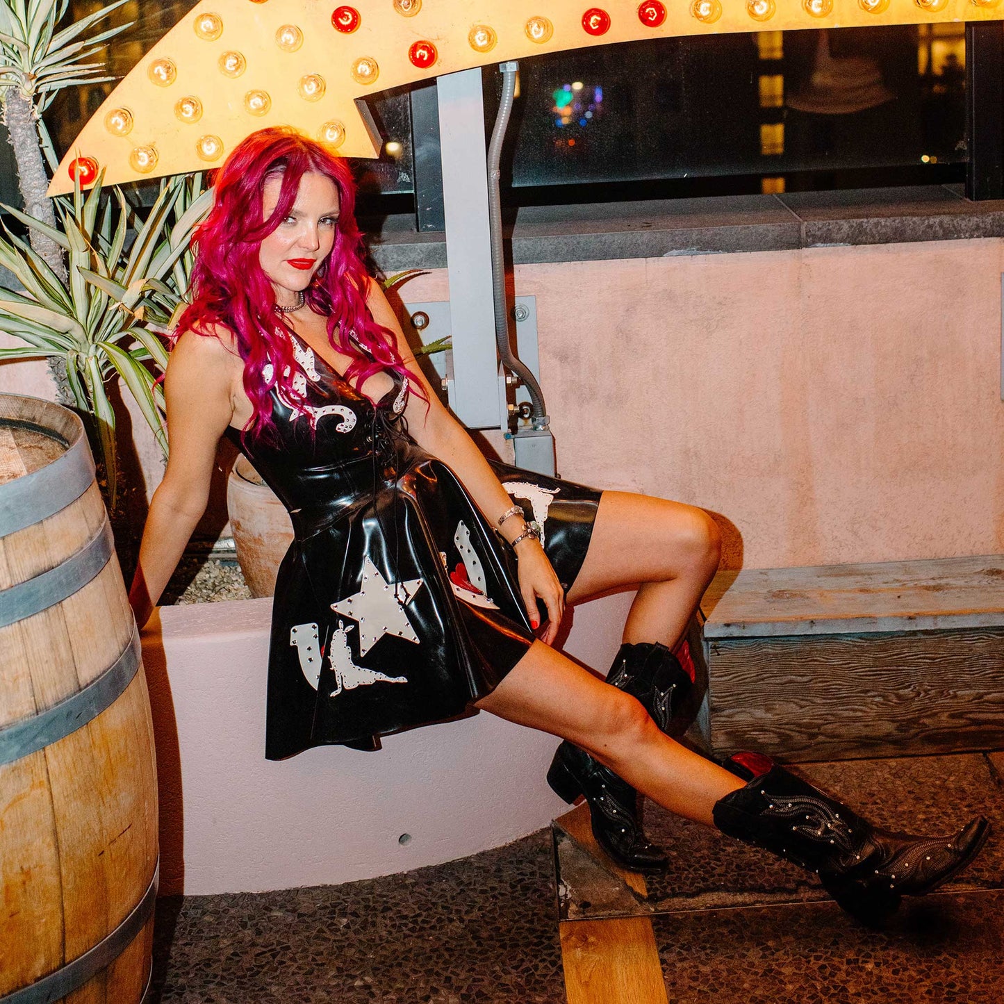 Pedal Steel Showcase Vest and Skirt