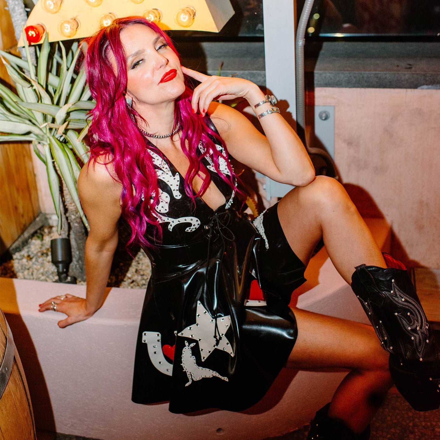 Pedal Steel Showcase Vest and Skirt