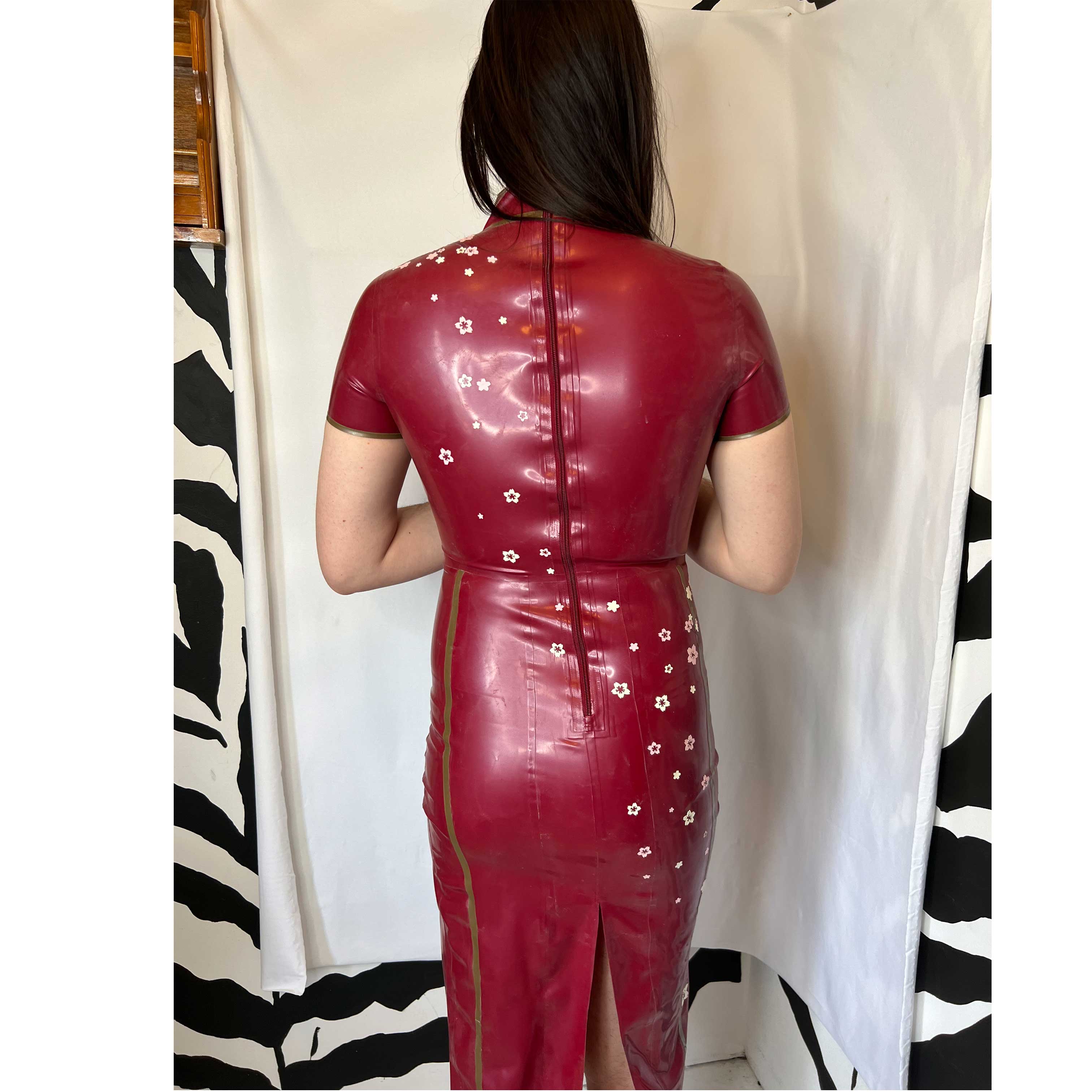 Cherry Blossom Latex Dress