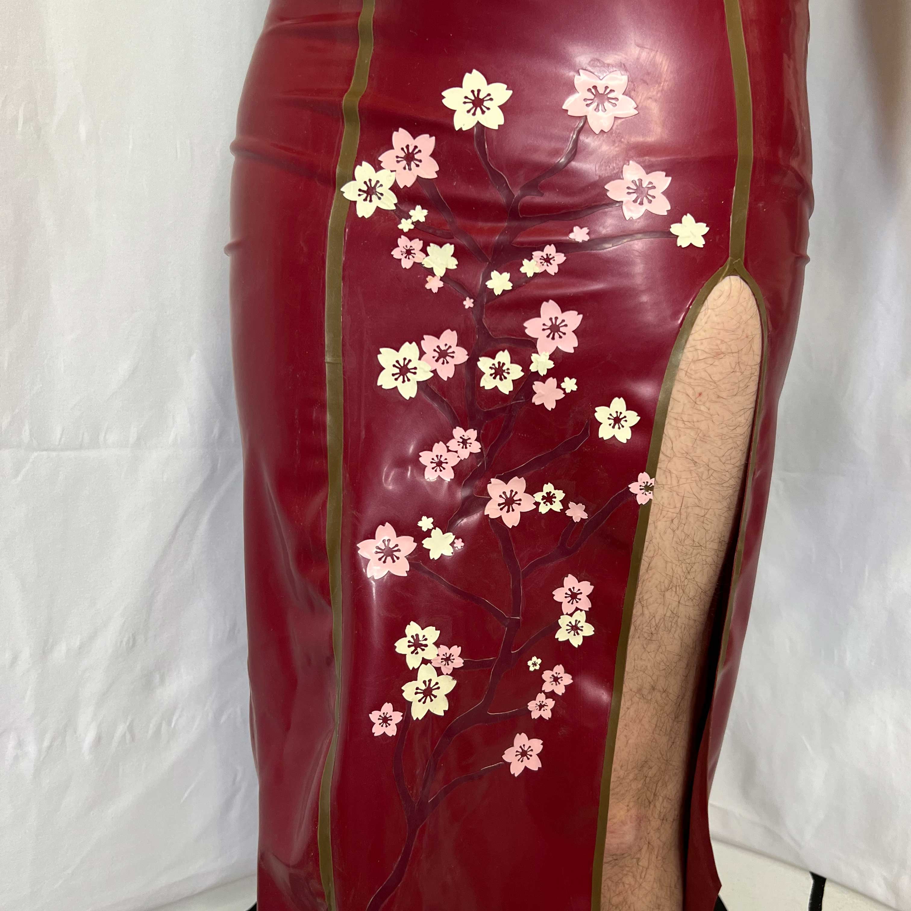Cherry Blossom Latex Dress