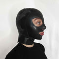 Snakeskin and Black Latex Hood