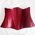 Custom Metallic Red Latex Underbust Corset