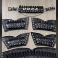 Cowboy Boot Strap Latex Ruffle Accessory Set