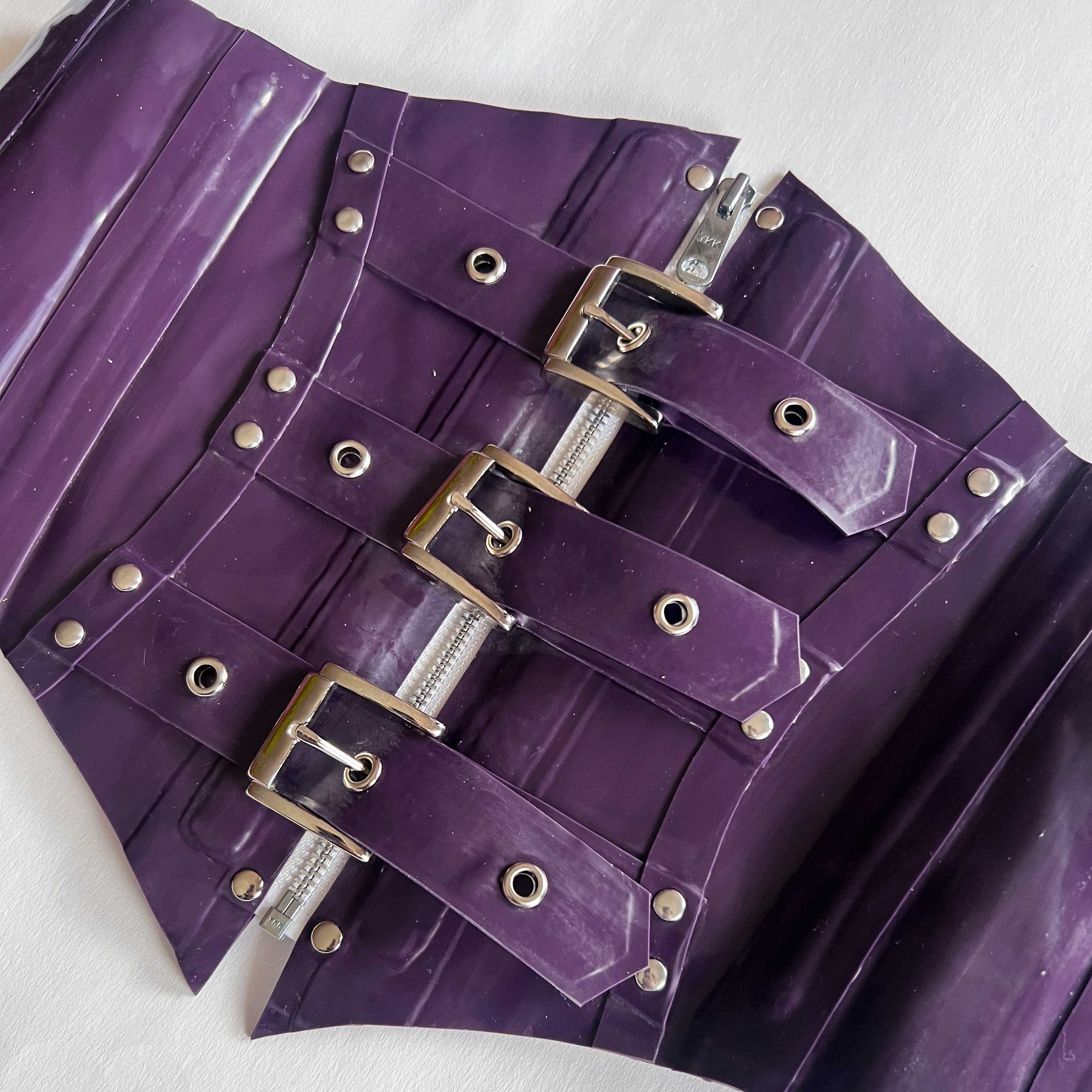 Custom Damson Purple Corset
