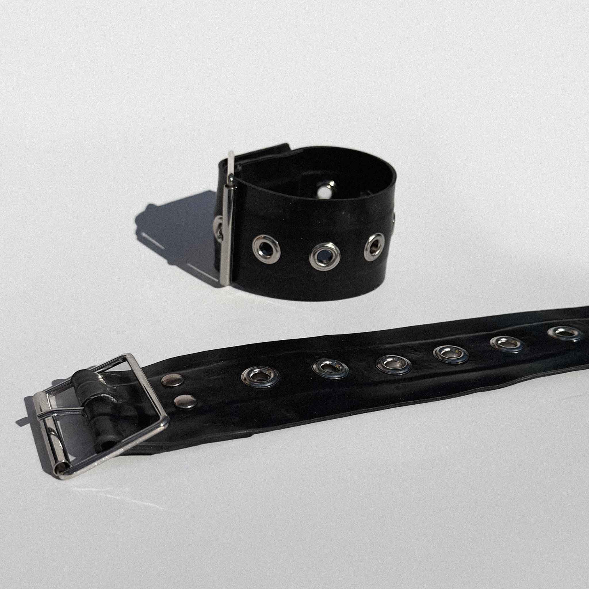 Latex Arm Cuffs - READY TO SHIP 11”