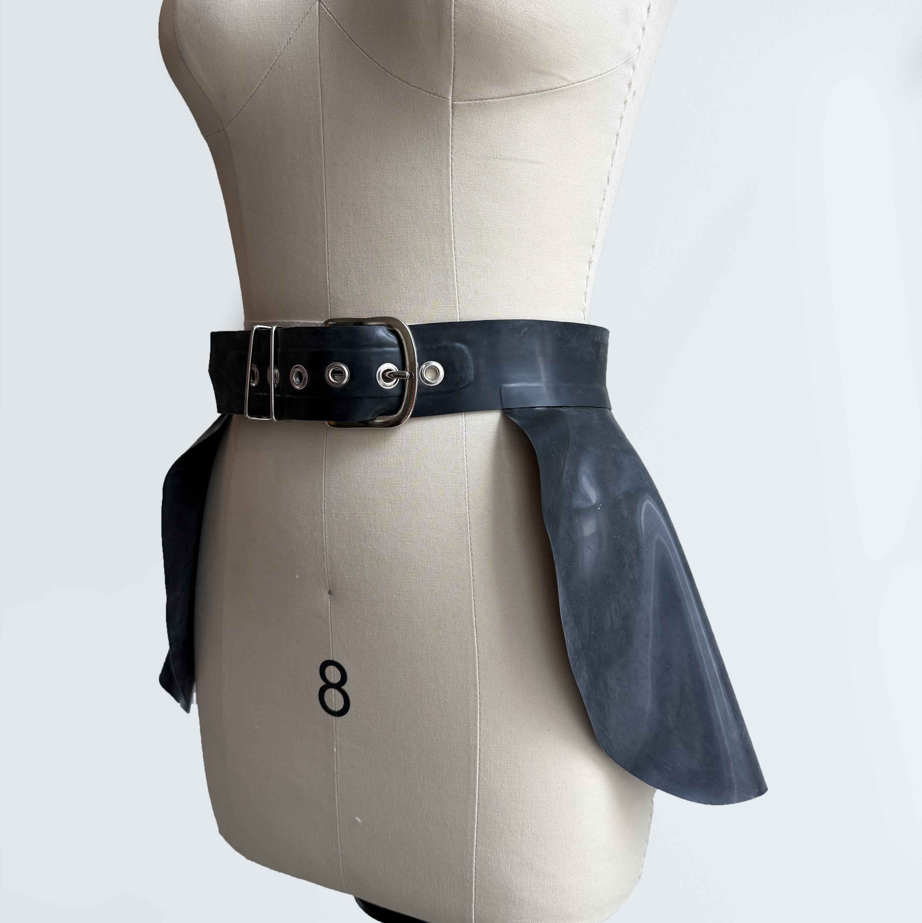 Belted Peplum Skirt - waist 36-40"