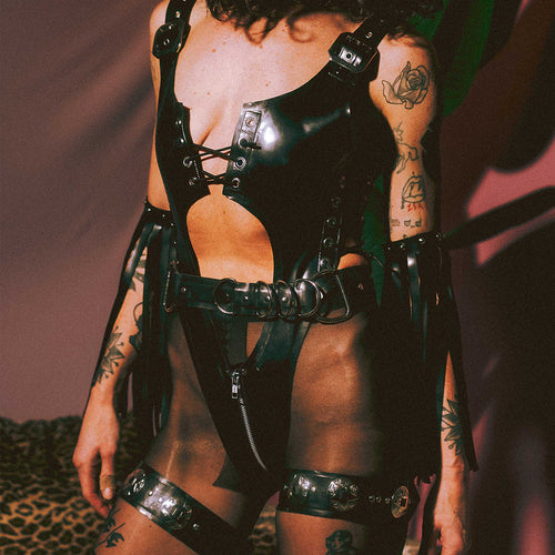 Biker Latex Bodysuit (Made to Order)