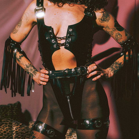 Biker Latex Bodysuit (Made to Order)