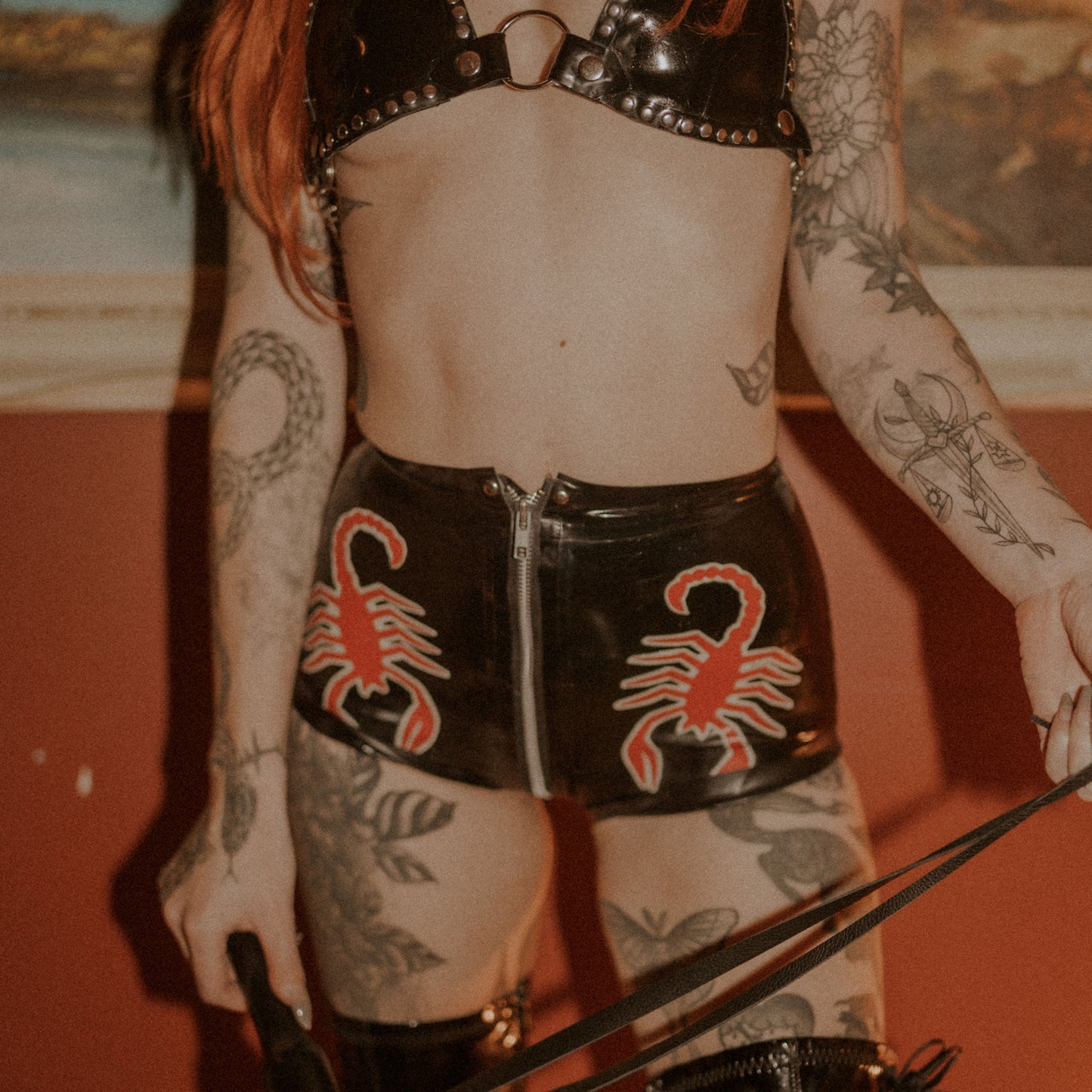 Scorpion Latex Hot Pants ( Made to Order)