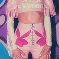 Snakeskin Latex Hot Pants (Made to Order)