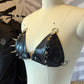 Hug Me Spiked Latex Bra - READY TO SHIP SIZE S/M