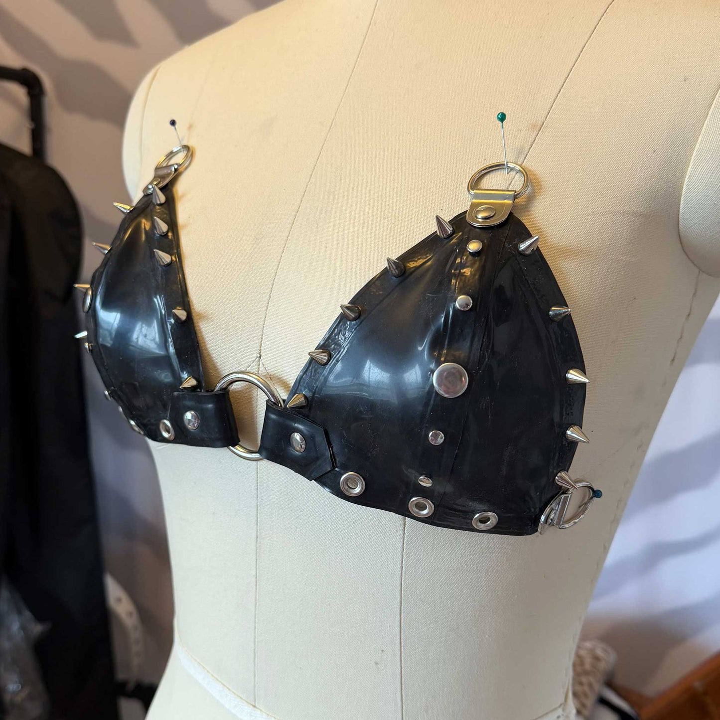 Misc Nip Latex Bra - READY TO SHIP SIZE S/M