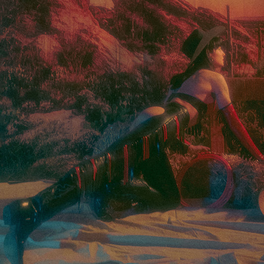 Latex Western Fringed Chaps (Made to Order)