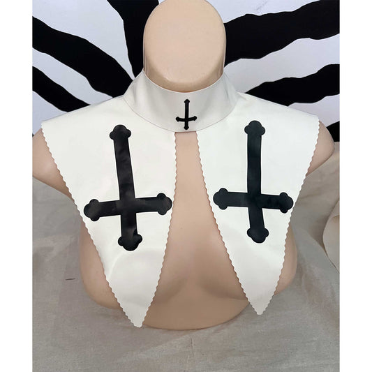 Latex Nun Halloween Set - READY TO SHIP LATEX HALLOWEEN
