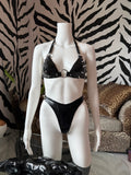 Spike Bra and Thong Set