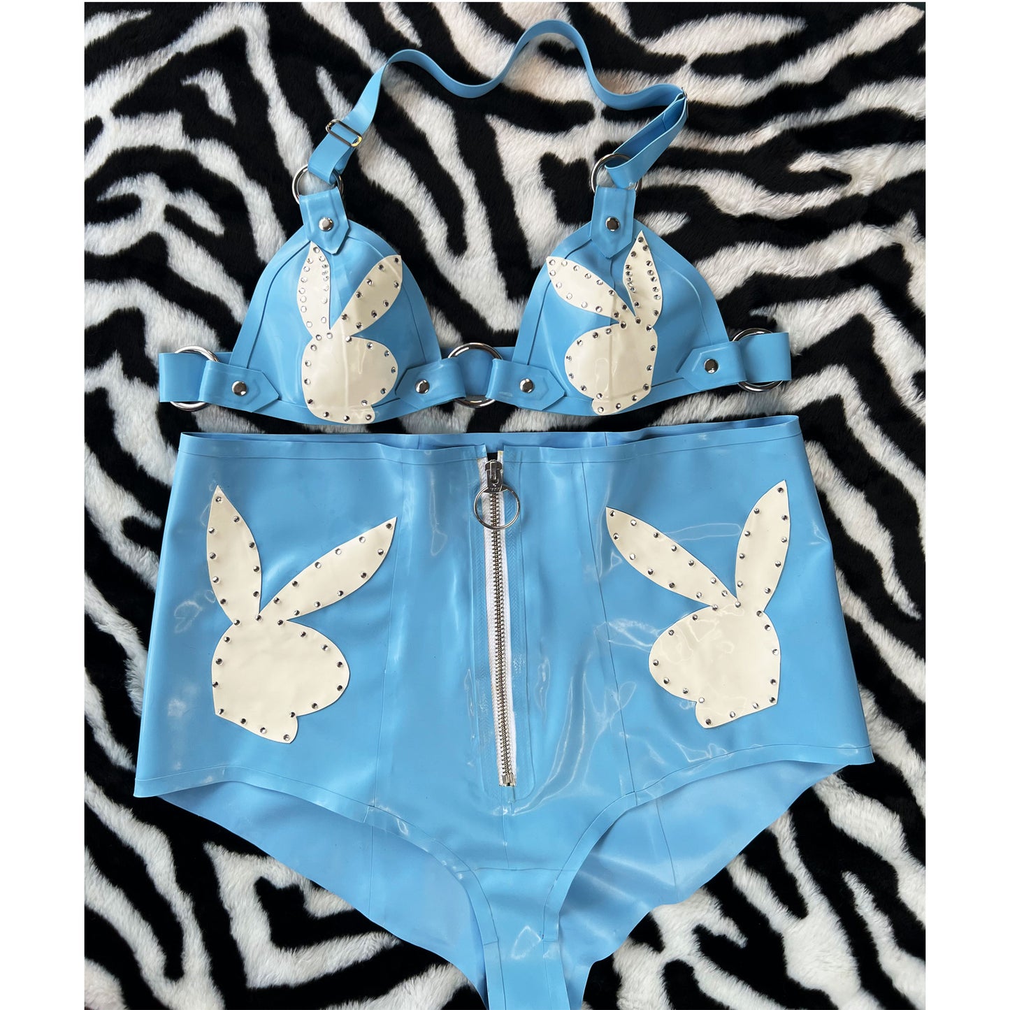 Latex Bunny Set - Hot Pant Edition (Made to Order)