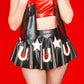 Latex Western Horsehoe, Hearts, and Stars Circle Skirt (Made to Order)
