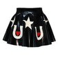 Latex Western Horsehoe, Hearts, and Stars Circle Skirt (Made to Order)