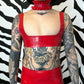 Latex Mini Crop Top