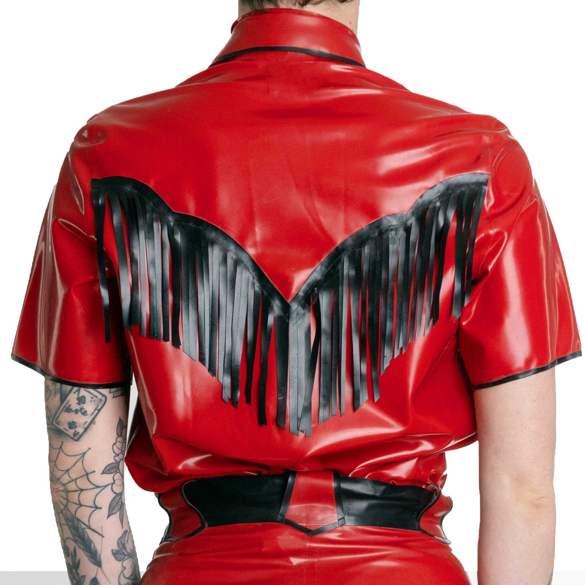 "Bull Rider" Western Fringed Shirt (Made to Order)