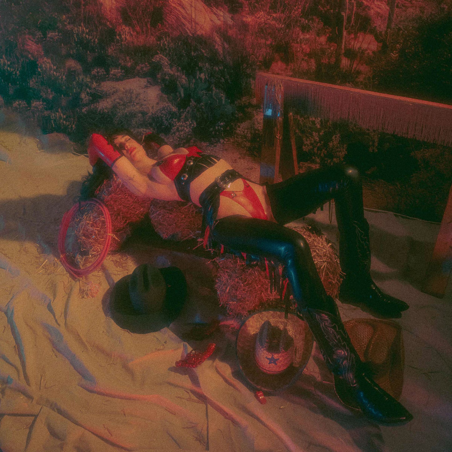 Latex Western Fringed Chaps (Made to Order)