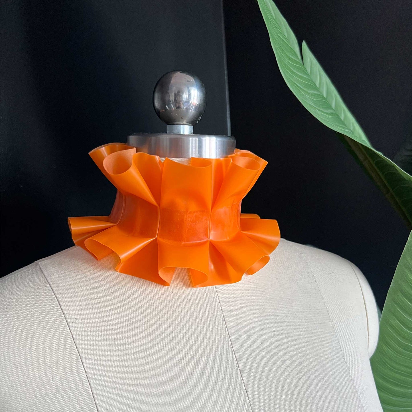 Transparent Ruffle Collar
