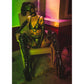 Black & Yellow Latex Snakeskin Set