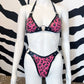 Leopard O Ring Bra and Thong Set
