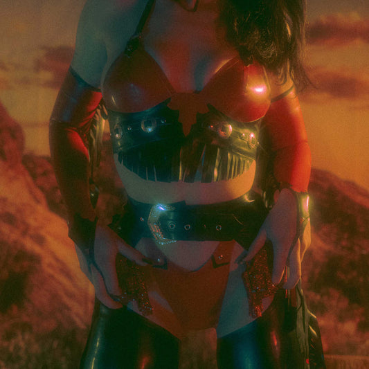 Western Latex O-Ring Thong (Made to Order)